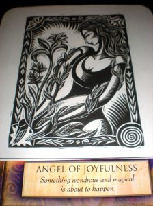oracle cards, angel of joyfulness, angel messages