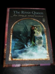 oracle cards, messages of going with the flow, river queen