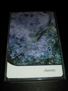 charoite, crystal healing, oracle cards