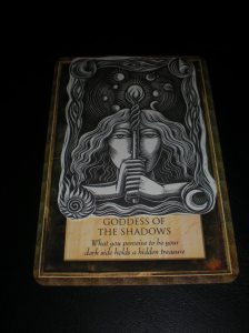 goddess messages, oracle cards, goddess of the shadows