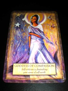 oracle cards, goddess of compassion, quan yin